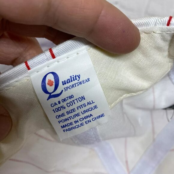 Vintage Oilfield Hat Cap Snapback White Red Petro Canada '93 Drilling Project - Picture 8 of 11